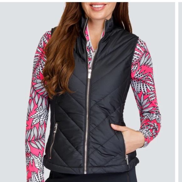 Tail Sonny Vest - Onyx Black Quilted Vest, Med - Picture 8 of 8